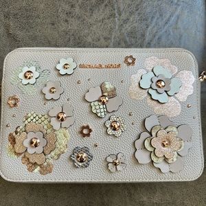 Michael Kors Rose Gold Flower Purse